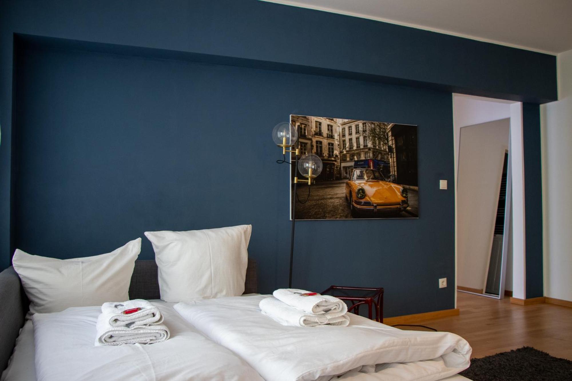 Stylische Stadt-Wohnung Bregenz - Mit Parkplatz Bagian luar foto